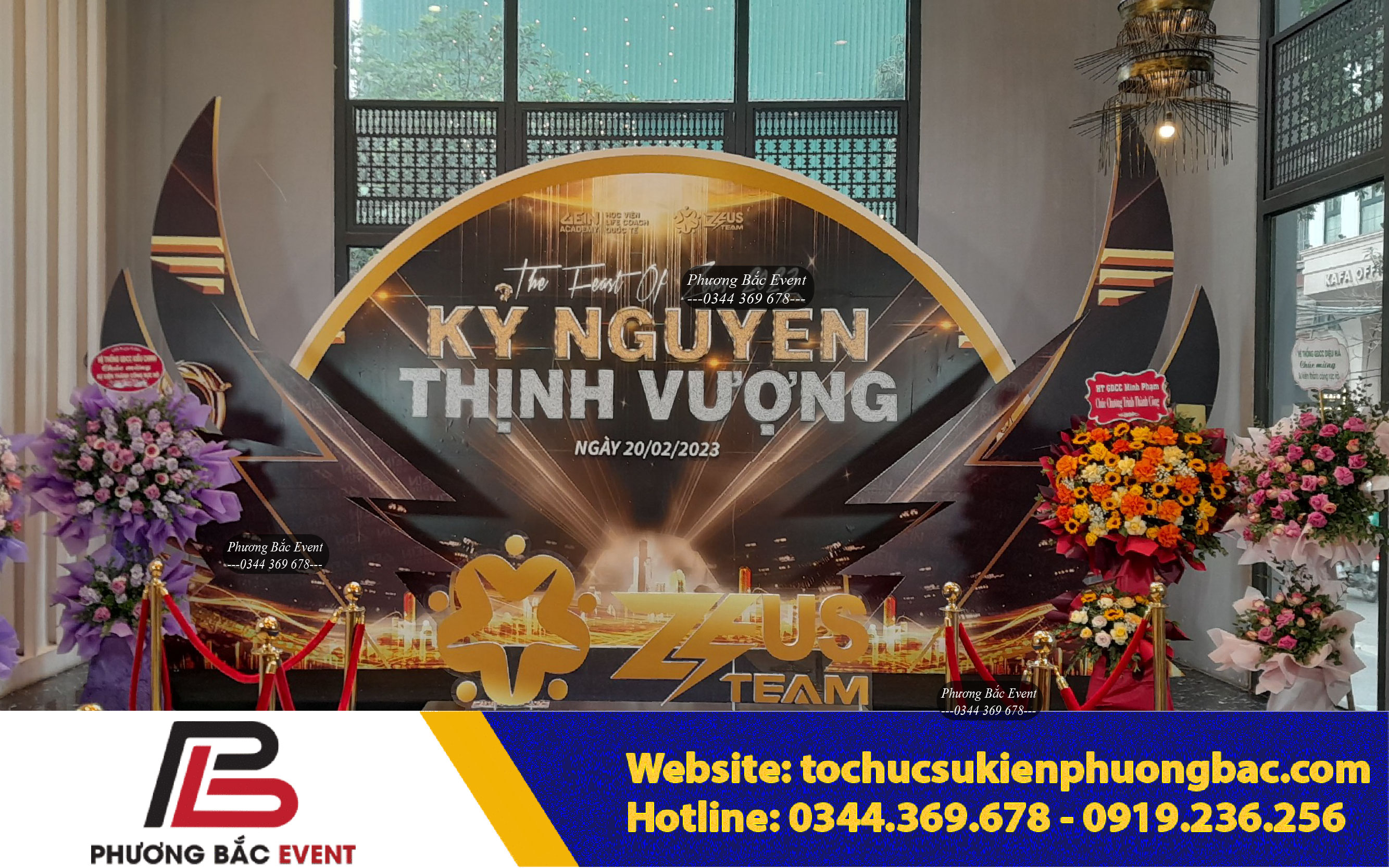 Mẫu backdrop tất niên đẹp tại hà nội