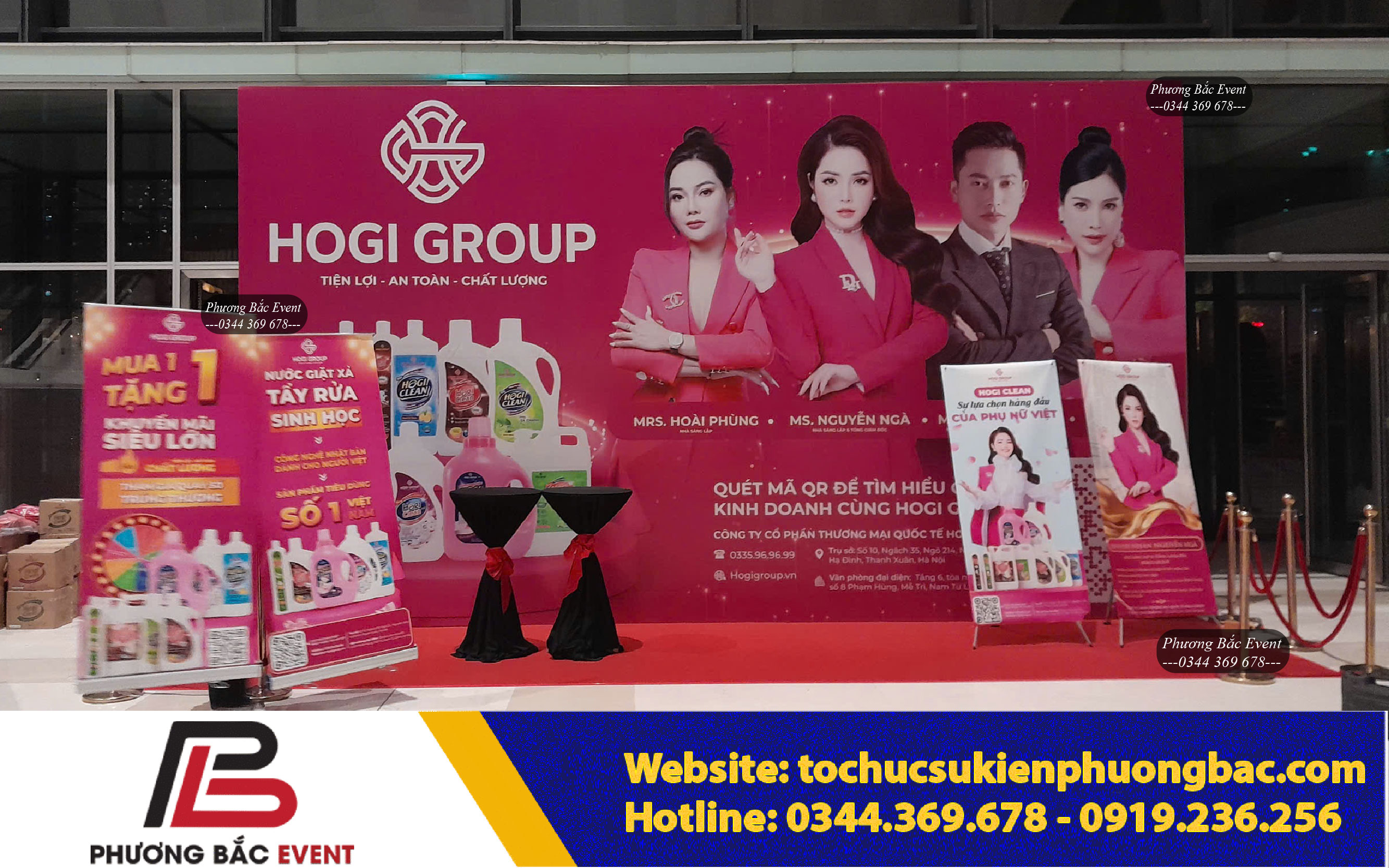 backdrop sự kiện tại hà nội